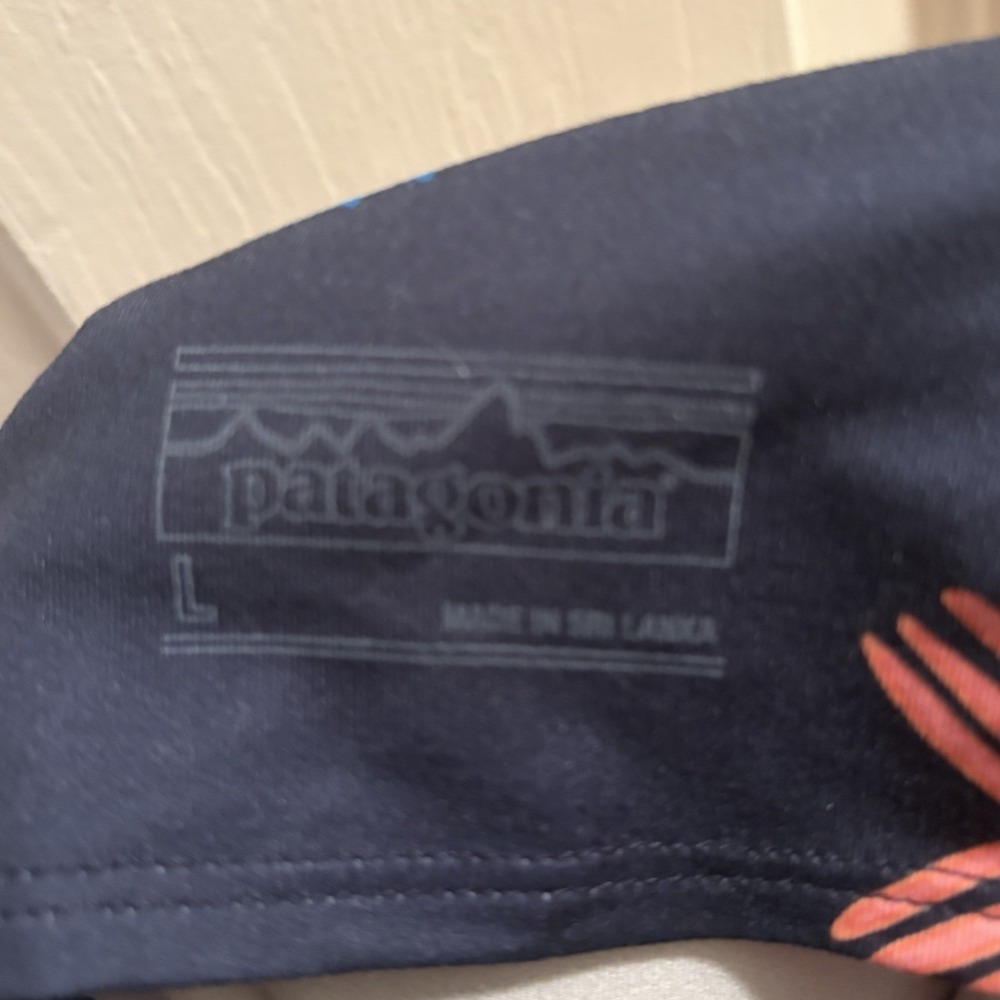Patagonia  Dress Womens Large Sliding Rock Blue Active Outdoor Navy - Picture 7 of 7